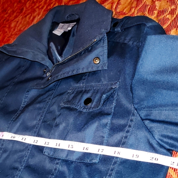 H&M Premium/ Navy 🔵 Bomber 5POCKET SZ-36 Mens / Like new - Picture 4 of 9